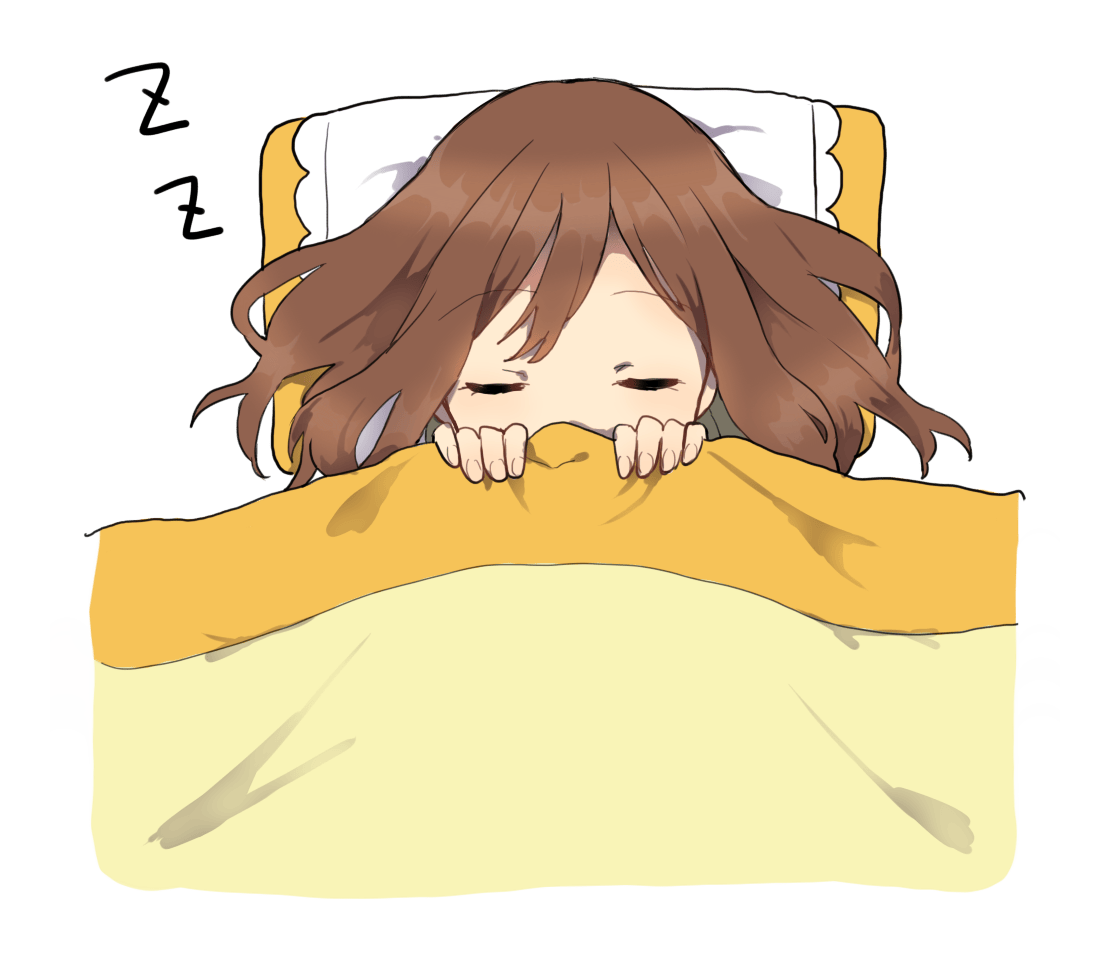 寝転がる イラスト 全身 寝るのイラスト素材 , 上から見た寝る人のイラスト（女性） – JLIOWV